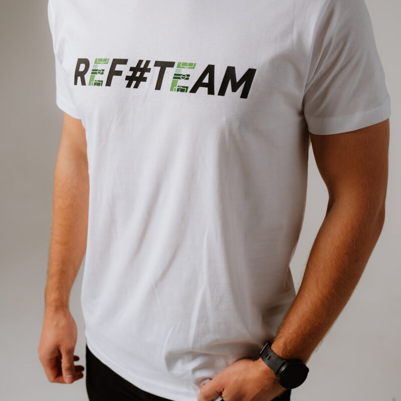 Koszulka REFTEAM z linii REFWEAR biała