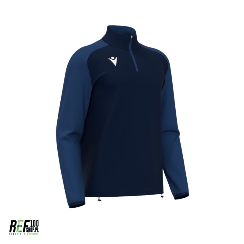 granatowa bluza przez głowę macron