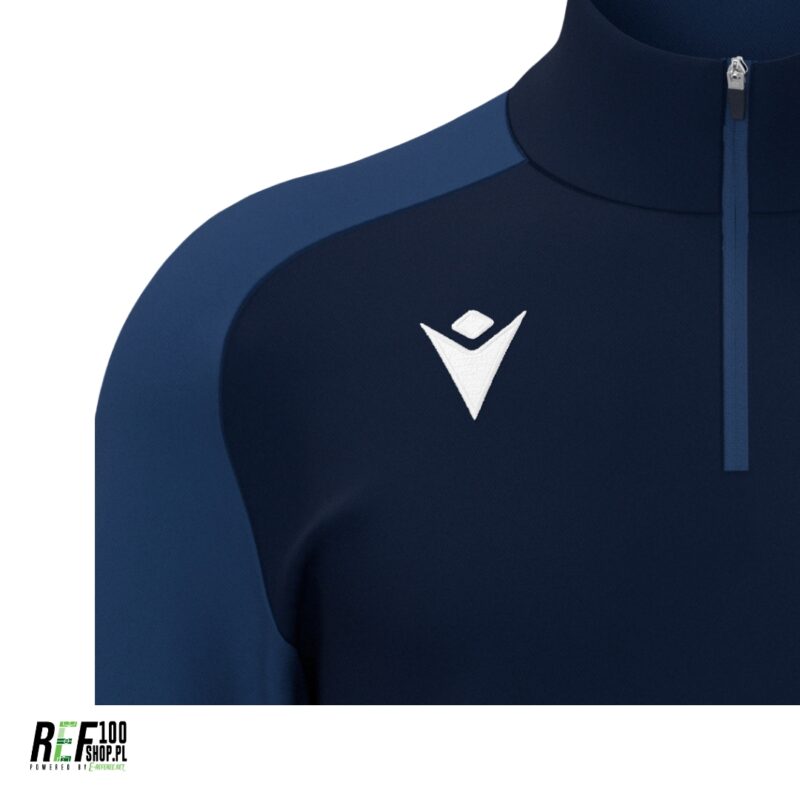 granatowa bluza przez głowę macron