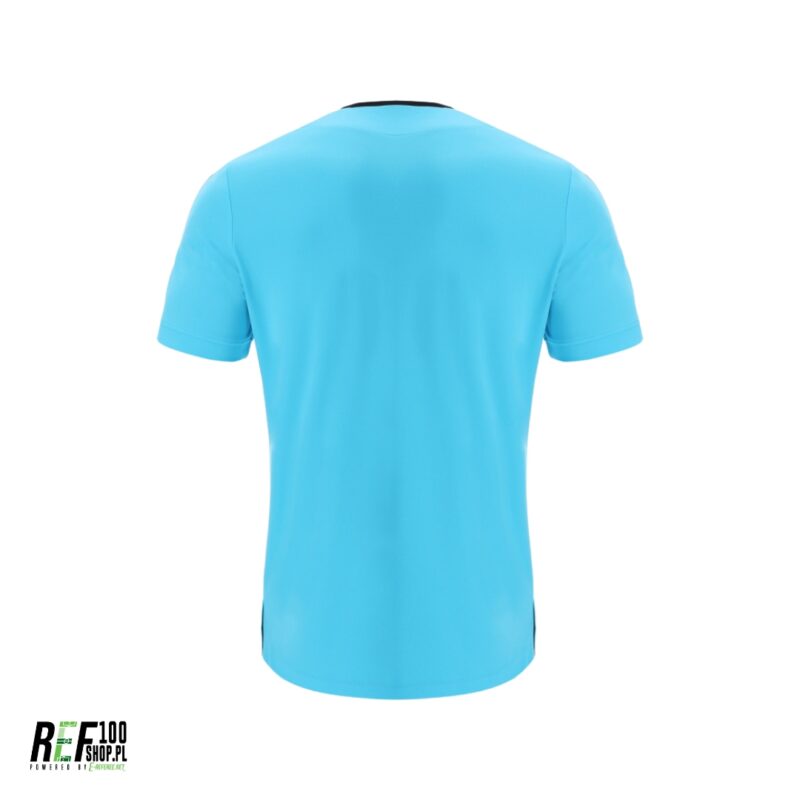 Koszulka dla sędziego piłki nożnej macron w kolorze niebieskim