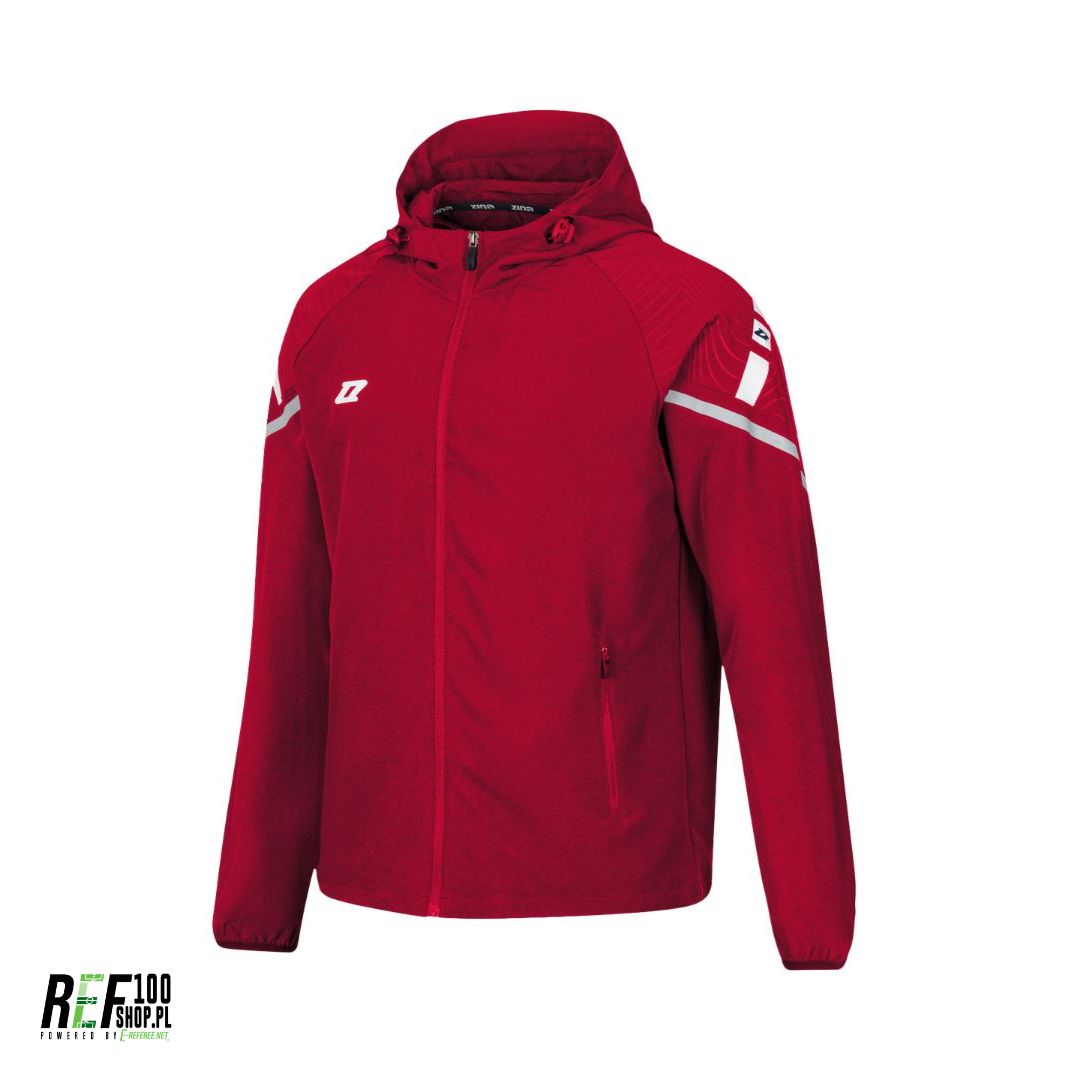 Bluza wyjściowa z kapturem Zina Delta Pro 3.0 - czerwona